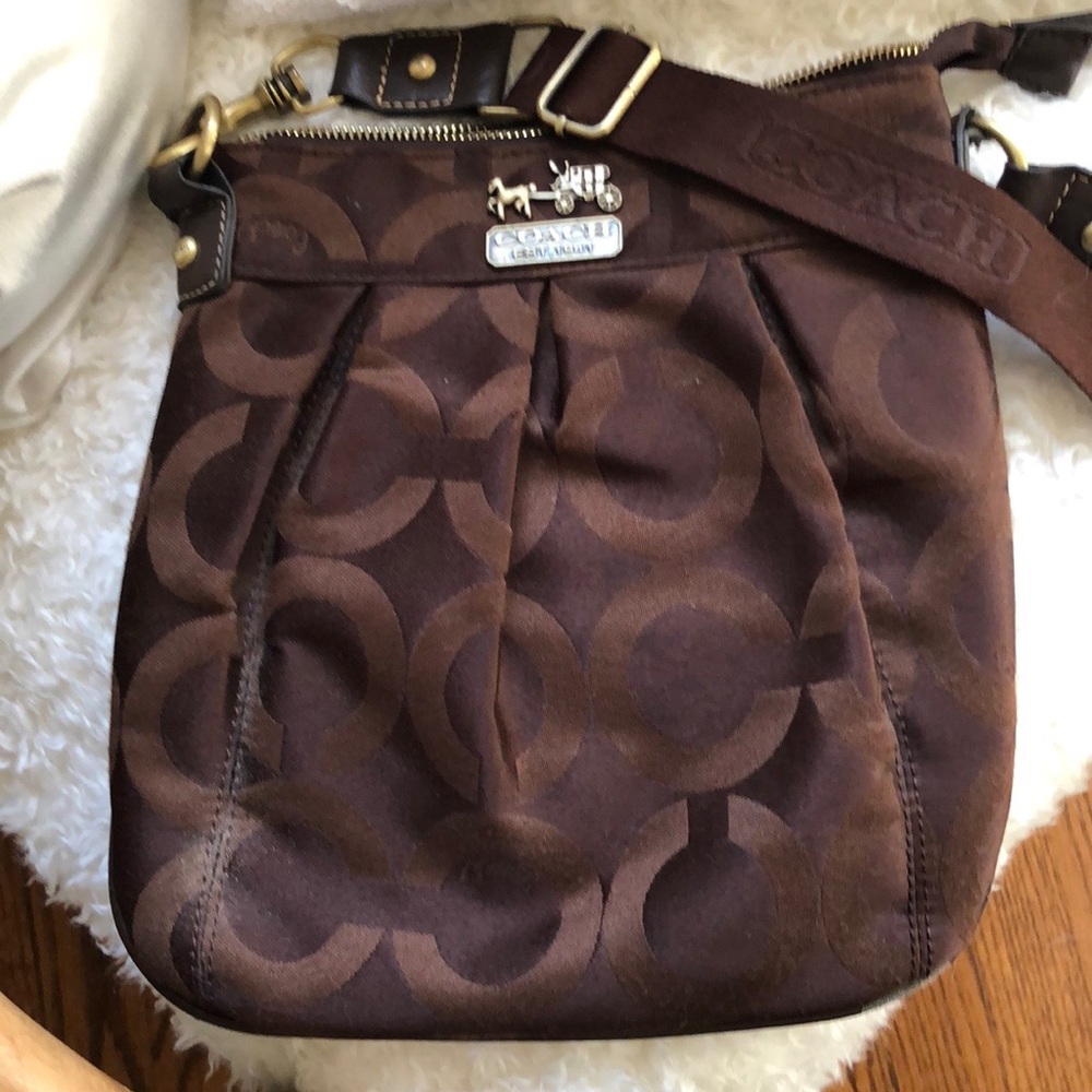 Brown cross body